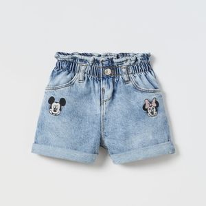 ZARA Disney Baby Denim Shorts 12m/18m